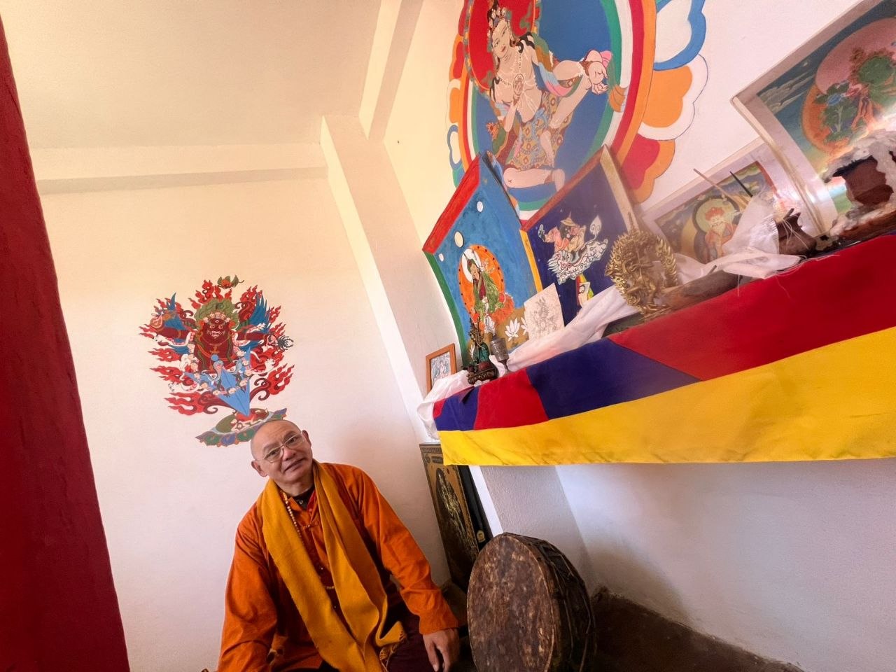 La Paz Peace Stupa interior